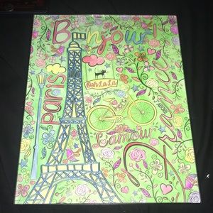 Hand colored French picture